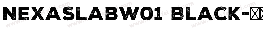 NexaSlabw01 Black字体转换